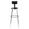 National Public Seating Blk Vinyl Stool Back, 31-39"H, Stationary 6430HB-10 - alternate 3